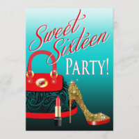Party-Glitzer-Stilett-Geldbeutel u. Lippenstift