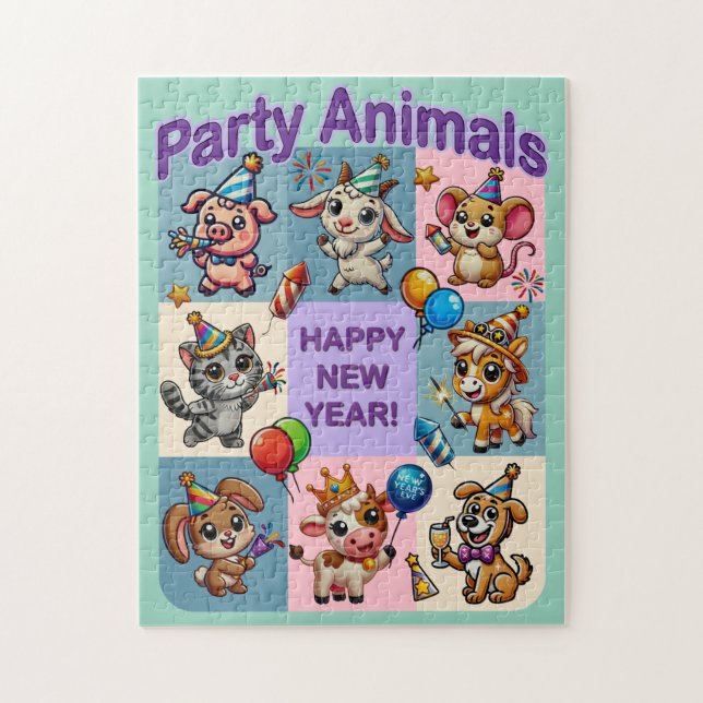 Party "Happy New Year" (Vertikal)