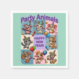 Party "Happy New Year" Serviette