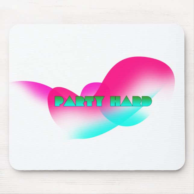 Party hartes Mousepad (Vorne)