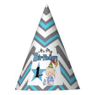 Party Hat/Es ist mein erster Geburtstag Partyhütchen