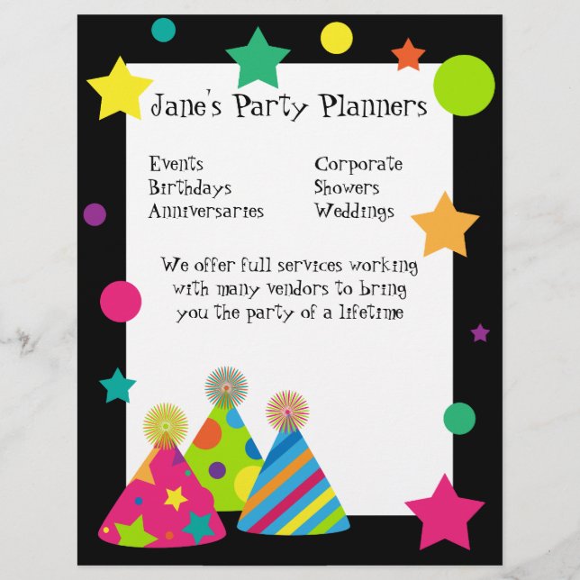 Party Hats Flyer (Vorne)