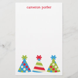 Party Hats Personalisiert Stationery