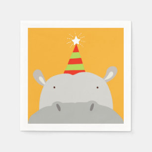 Party Hippo Serviette
