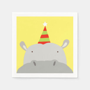 Party Hippo Serviette