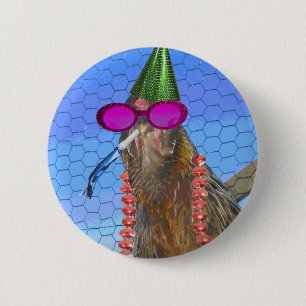Party-Huhn Button
