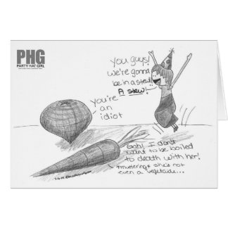 Party-Hut-Mädchen --Wir werden in einem