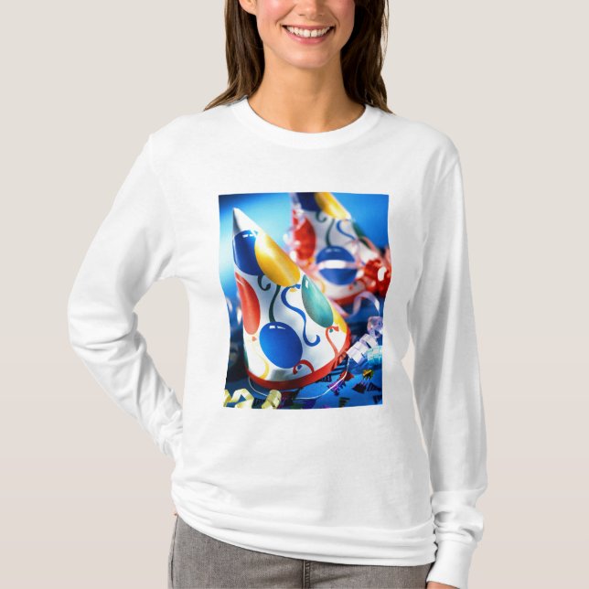 Party-Hüte T-Shirt (Vorderseite)