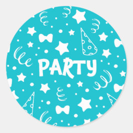 Party-Illustrationen Runder Aufkleber