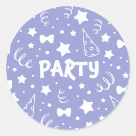 Party-Illustrationen Runder Aufkleber