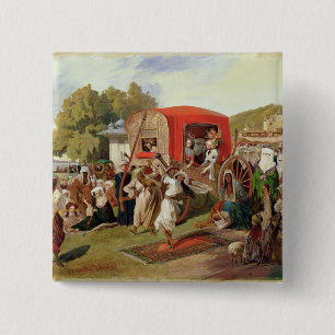 Party im Freienin der Türkei, c.1830-60 Button