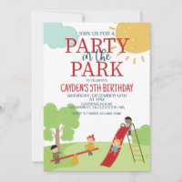 Party im Park Playground Geburtstag