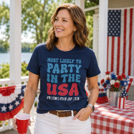 Party in den USA am wahrscheinlichsten T-Shirt