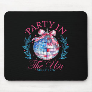 Party in den USA Coquette 4. Juli Frauen Mädchen Mousepad