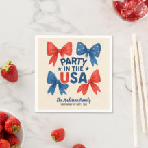 Party in den USA Patriotic 4. Juli Custom