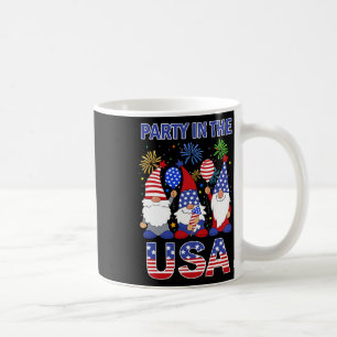 Party in den USA Patriotische Gnome Flag 4. Juli K Kaffeetasse