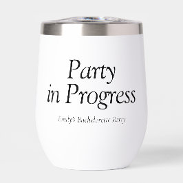 Party in Progress Modernes Bachelorette