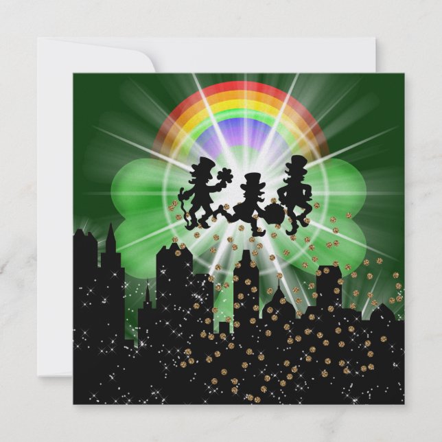 Party in Style Bright Lights 3 - SRF Einladung (Vorderseite)