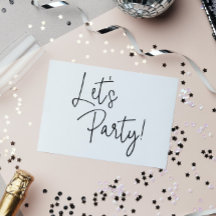 Party informelle Hochzeitsempfehlung