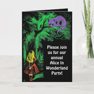 Party Invitation: "Cheshire Cat" Einladung