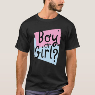 Party Junge oder Mädchen Niedliche Kalligraphie L T-Shirt