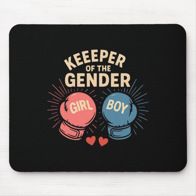 Party-Keeper für Geschlechter - Boxing Rosa o Mousepad (Vorne)