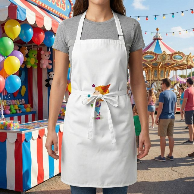 Party Kid Juggling farbenfrohe Balls Schürze (Von Creator hochgeladen)