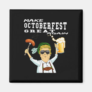 Party-Kostüm Hüte Bierkrug Wurst Trump Geschenk Magnet