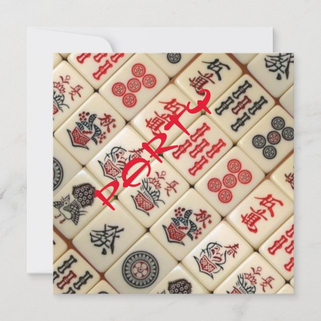 Party laden einladung (Vorderseite)