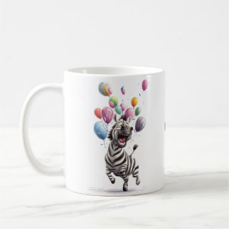 Party lasse, Zebra Kaffeetasse