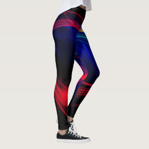 Party-Leggings mit bunten Lichtern Leggings