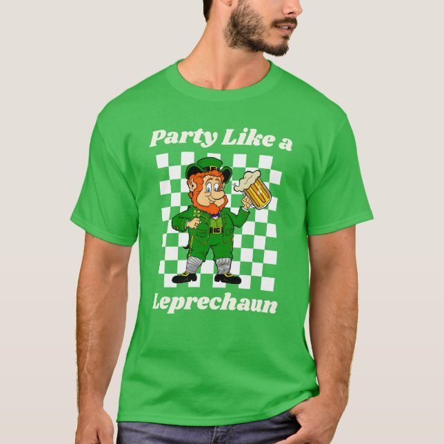 Party Like a Leprechaun T-Shirt (Vorderseite)