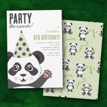 Party Like a Panda Kinder Geburtstagsfeier