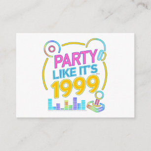 Party Like It’s 1999®™ – Neon Soundtrack Begleitkarte