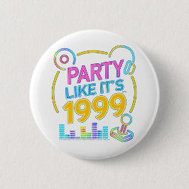 Party Like It’s 1999®™ – Neon Soundtrack Button