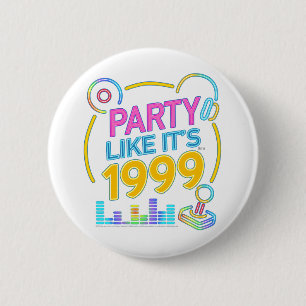 Party Like It’s 1999®™ – Neon Soundtrack Button
