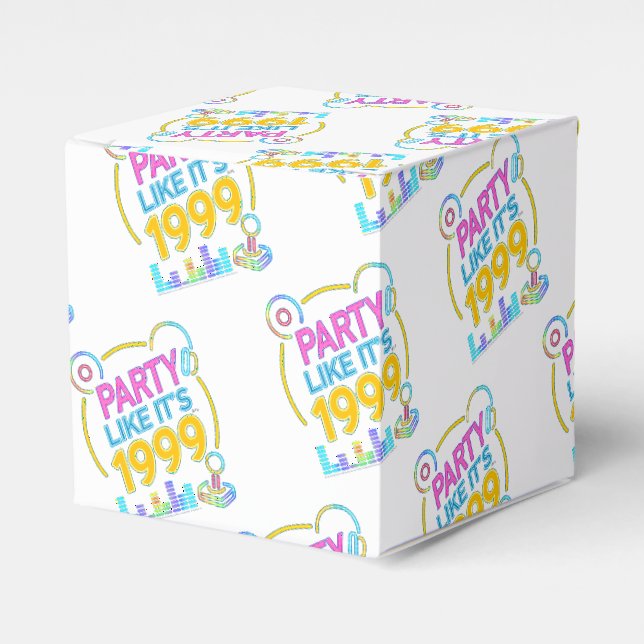 Party Like It’s 1999®™ – Neon Soundtrack Geschenkschachtel (Vorderseite)