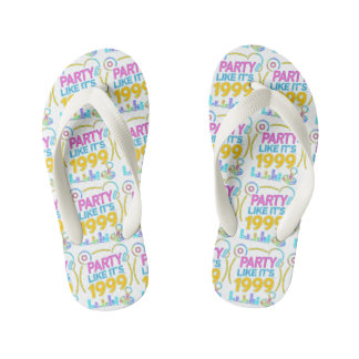 Party Like It’s 1999®™ – Neon Soundtrack  Kinderbadesandalen