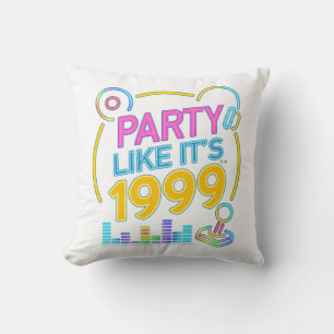 Party Like It’s 1999®™ – Neon Soundtrack Kissen