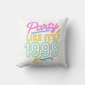 Party Like It’s 1999®™ – Neon Spannung Kissen