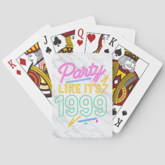 Party Like It’s 1999®™ – Neon-Spannung Spielkarten