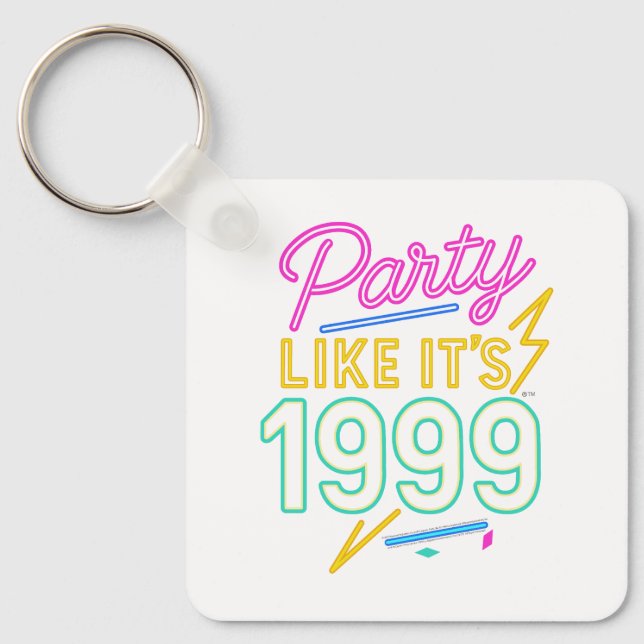 Party Like It’s 1999®™ – Neon Voltage Schlüsselanhänger (Vorderseite)