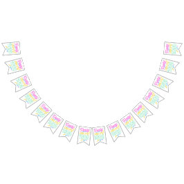 Party Like It’s 1999®™ – Neon Voltage Wimpelkette