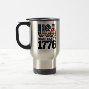 Party Like USA 1776 Funny Design Reisebecher