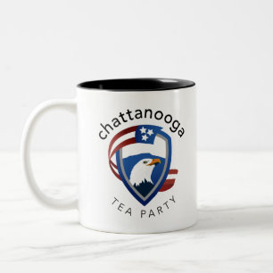 Party-Logo-Elemente Zweifarbige Tasse