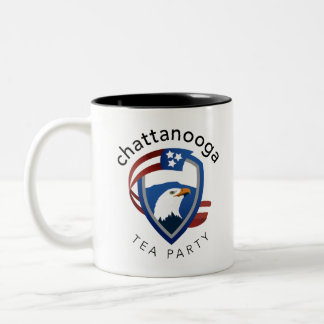 Party-Logo-Elemente Zweifarbige Tasse