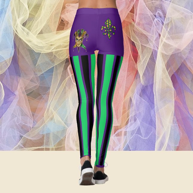 Party Mardi Gras Nice Rückblick Frauen Leggings (Von Creator hochgeladen)