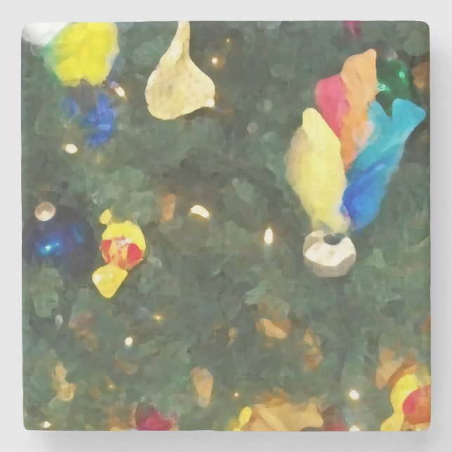 Party _Merry christmas _coaster Steinuntersetzer (Vorderseite)