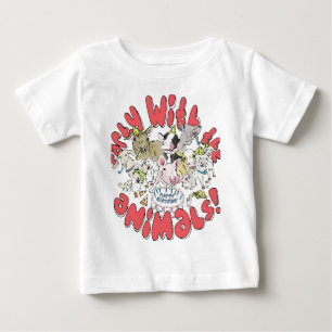 PARTY MIT DEN TIEREN BABY T-SHIRT