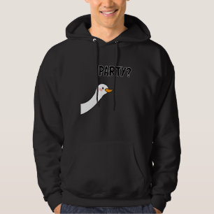 Party mit Freunden und Alkohol mit tierischen Ente Hoodie